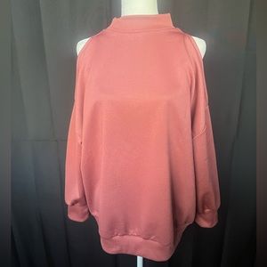 🩷 MAUVE PULLOVER FT SHOULDER CUTOUTS 🩷